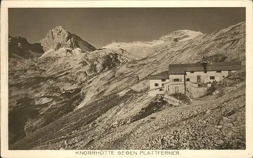 Zugspitze Knorr Huette Plattferner Kat. Garmisch-Partenkirchen