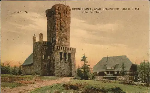 Hornisgrinde Hotel und Turm Kat. Sasbach