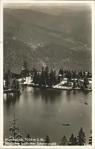 Mummelsee Berghotel Wintersportplatz Schwarzwald Kat. Seebach