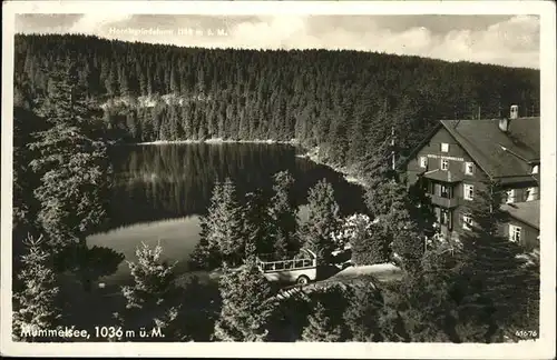 Mummelsee 1036 m. ue. M. Kat. Seebach