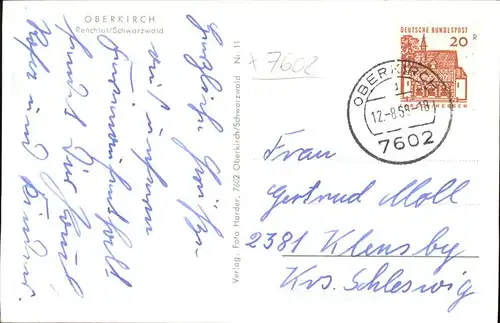 Oberkirch Renchtal Schwarzwald Kat. Oberkirch