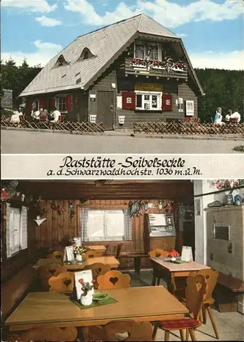 Mummelsee Raststaette Seibelseckle Schwarzwaldhochstrasse Kat. Seebach