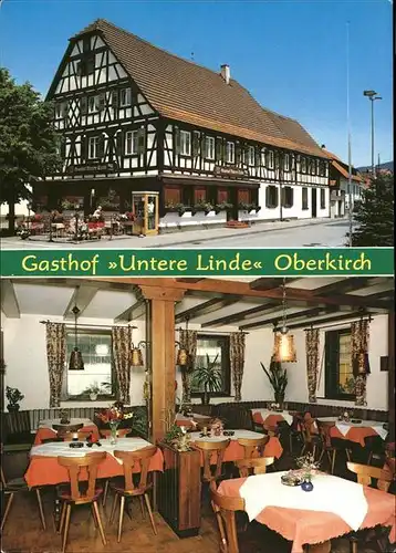 Oberkirch Baden Gasthof Untere Linde Bes. Fam. Mueller Kat. Oberkirch