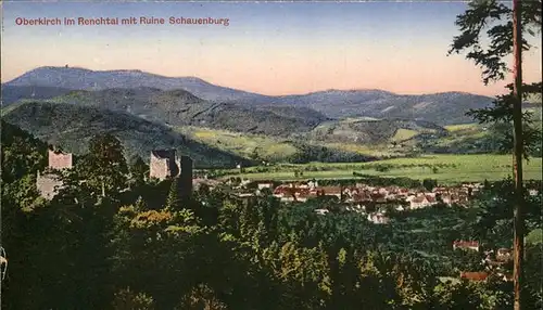 Oberkirch Baden Ruine Schauenburg Kat. Oberkirch