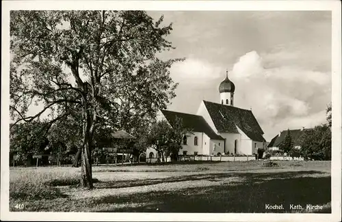 Kochel See Kath. Kirche / Kochel a.See /Bad Toelz-Wolfratshausen LKR