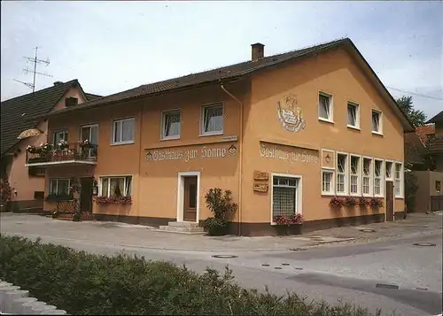 Sulzburg Gasthaus Sonne Kat. Sulzburg