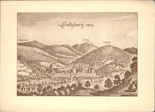 Sulzburg Totalansicht Kat. Sulzburg