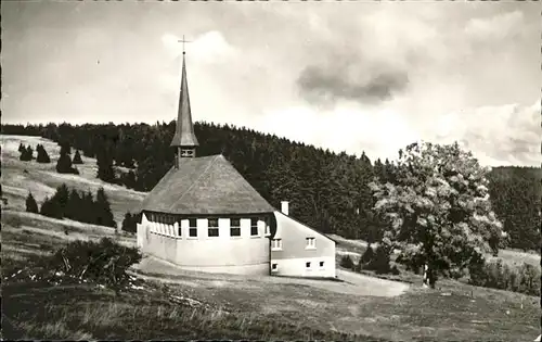 Kandel Waldkirch Breisgau St. Pius Kandelkapelle Kat. Waldkirch