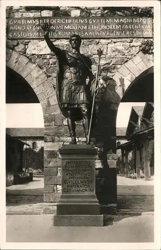 Saalburg Saale Roemer Kastell Statue Kaiser Antoninus Pius Kat. Saalburg-Ebersdorf