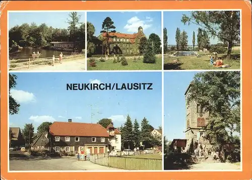 Neukirch Lausitz Freibad Vallenbergbaude Kat. Neukirch Lausitz