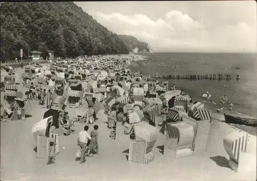 Sellin Ruegen Ostseebad Strand Strandkorb Kat. Sellin Ostseebad