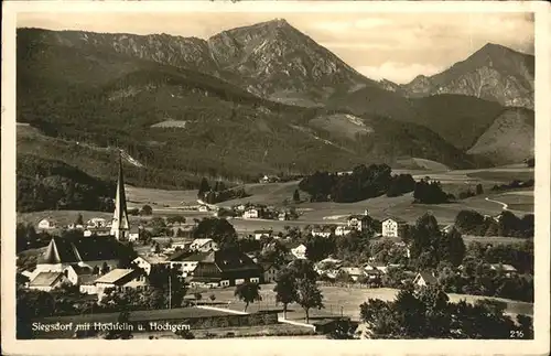 Siegsdorf Hochfelln Hochgern Kirche Kat. Siegsdorf