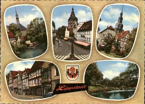 Lippstadt Winkel Bernhardbrunnen Rathausstrasse Stadtwappen Kat. Lippstadt