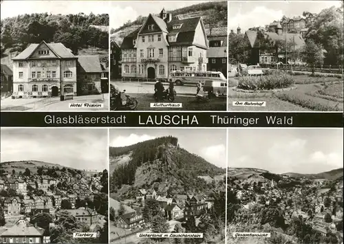 Lauscha Glasblaeserstadt Bahnhof Tierberg Kat. Lauscha