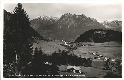 Tiefenbach Oberstdorf Rubi Nebelhorn Kat. Oberstdorf