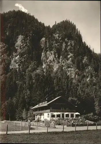 Tiefenbach Oberstdorf Alpengasthof Jaegerwinkel Kat. Oberstdorf