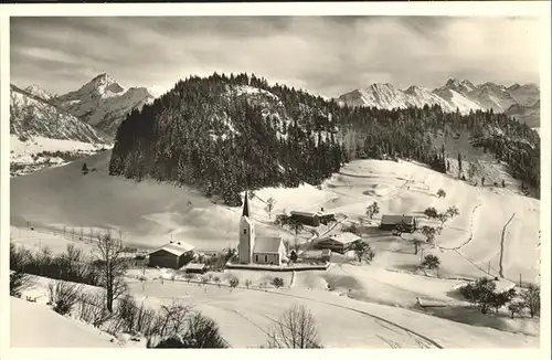 Tiefenbach Oberstdorf Hoefats Maedelegabelgruppe Kat. Oberstdorf