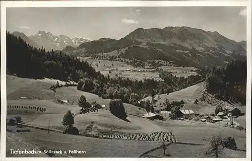 Tiefenbach Oberstdorf Soellereck Fellhorn Kat. Oberstdorf