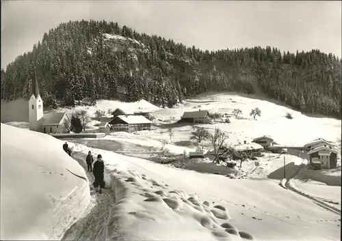 Tiefenbach Oberstdorf Winter Kat. Oberstdorf