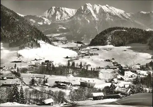 Tiefenbach Oberstdorf Entschenkopf Rubihorn Nebelhorn Kat. Oberstdorf