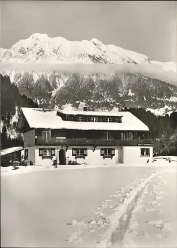 Tiefenbach Oberstdorf Alpengasthof Cafe Jaegerwinkel Kat. Oberstdorf