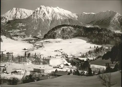 Tiefenbach Oberstdorf Entschenkopf Rubihorn Nebelhorn Schattenberg Kat. Oberstdorf