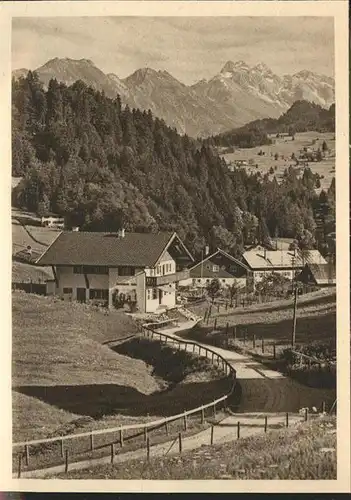 Tiefenbach Oberstdorf Konditorei Cafe Schachtner Kat. Oberstdorf