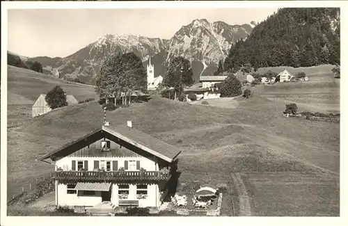 Tiefenbach Oberstdorf Conditorei Cafe Schachtner Kat. Oberstdorf