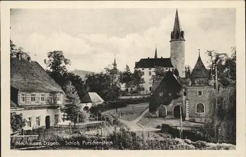 Neuhausen Erzgebirge Schloss Purchenstein Kat. Neuhausen Erzgebirge
