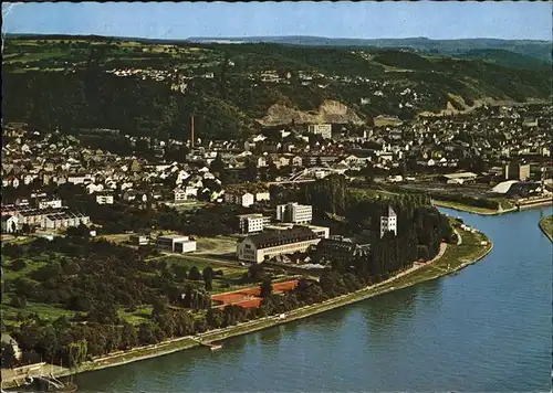 Lahnstein Lahnmuendung Burg Lahneck Kat. Lahnstein