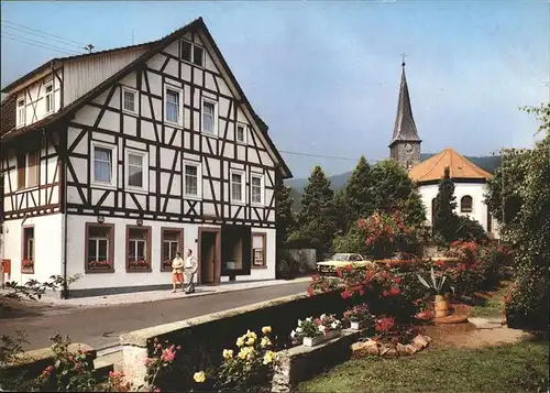 Lindenfels Odenwald Gaestehaus Tannenhof Bes. Fam. Meister Kat. Lindenfels