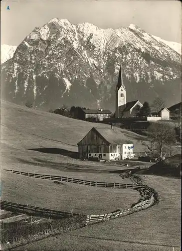 Tiefenbach Oberstdorf Allgaeu Rubihorn Nebelhorn Kat. Oberstdorf