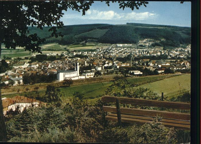 Hoechst Odenwald Stadtansichten Kirche Schloss Kat. Hoechst i. Odw. Nr