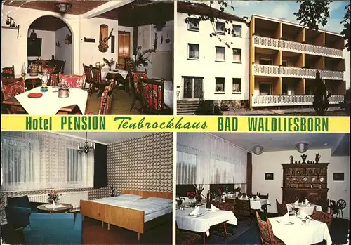 Bad Waldliesborn Hotel Pension Tenbrockhaus Kat. Lippstadt