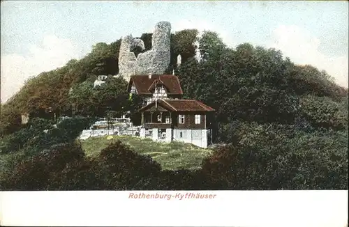 Kyffhaeuser Ruine Rothenburg Kat. Bad Frankenhausen