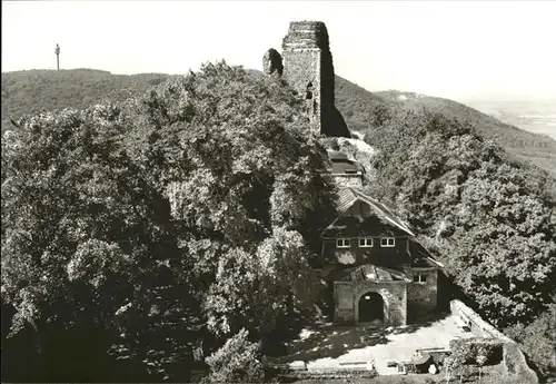 Kyffhaeuser Museum Oberburg Fernsehturm Kat. Bad Frankenhausen