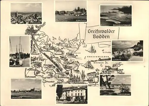 Greifswald Greifswalsder Bodden Kat. Greifswald