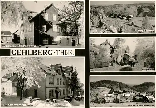 Gehlberg FDGB Erholungsheim Frieden Beerberg Kat. Gehlberg