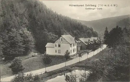 Gehlberg Gehlberger Grund Kat. Gehlberg