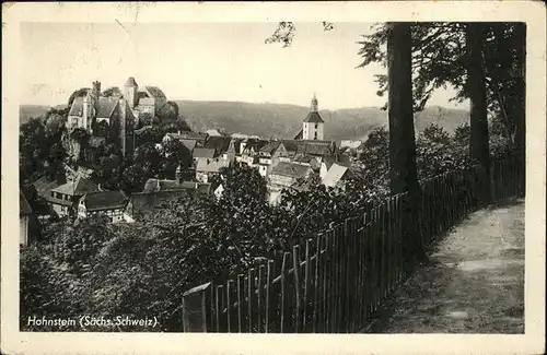 Hohnstein Burg Kat. Hohnstein