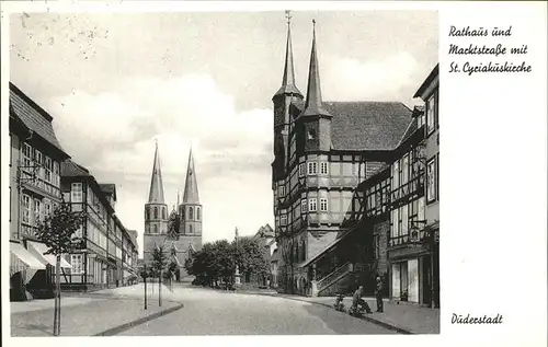 Duderstadt Rathaus St. Cyriakuskirche Kat. Duderstadt