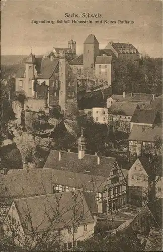 Hohnstein Jugendburg Schloss Rathaus Kat. Hohnstein