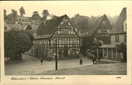 Hohnstein Markt Kat. Hohnstein