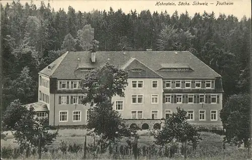 Hohnstein Postheim Kat. Hohnstein