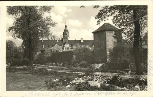 Arnstadt Ilm alten Stadtmauer, Schlossgarten / Arnstadt /Ilm-Kreis LKR