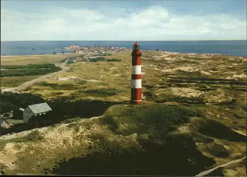 Amrum Leuchtturm Nordsee-Insel Kat. Nebel