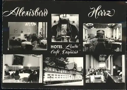 Alexisbad Hotel Linde Cafe Exquisit Kat. Harzgerode
