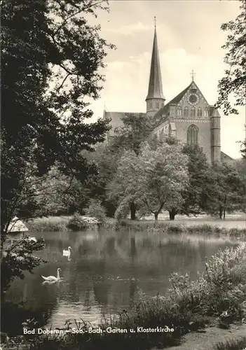 Bad Doberan Sebastian-Bach-Garten Klosterkirche Kat. Bad Doberan