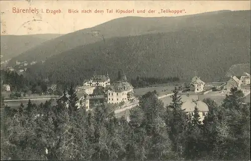 Baerenfels Erzgebirge Kipsdorf Tellkoppe Kat. Altenberg