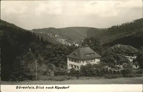 Baerenfels Erzgebirge Kipsdorf Kat. Altenberg